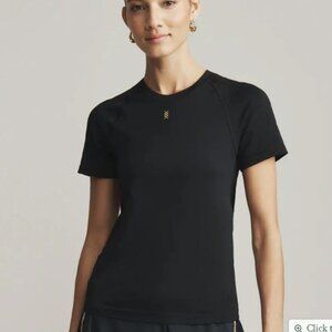 Rhone Breakaway Seamless Tee in Black
